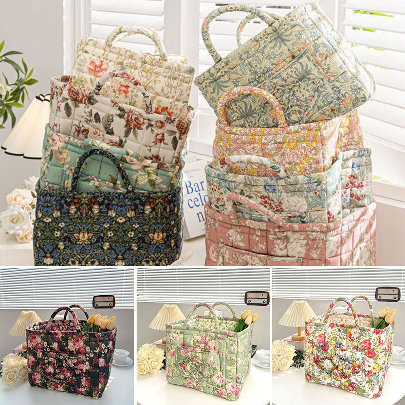 Boho Fabric Storage Basket