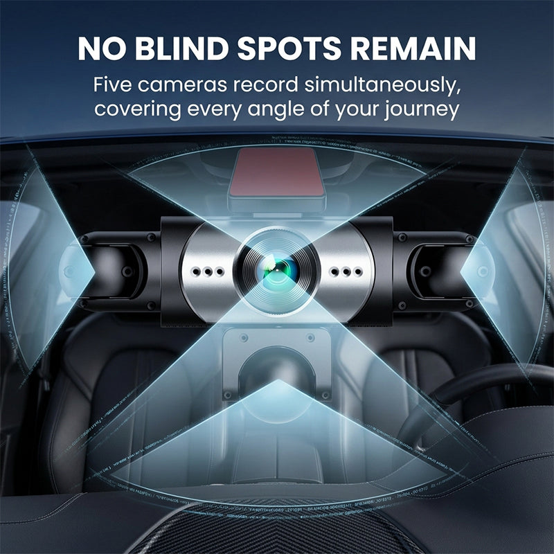 5-Channel 360° Dash Cam