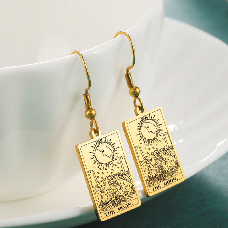 Tarot Card Earrings