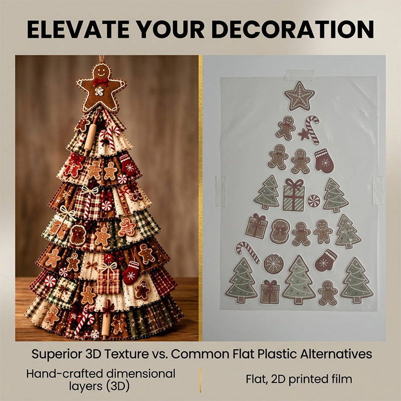 DIY Christmas Tree Door Hanging Kit
