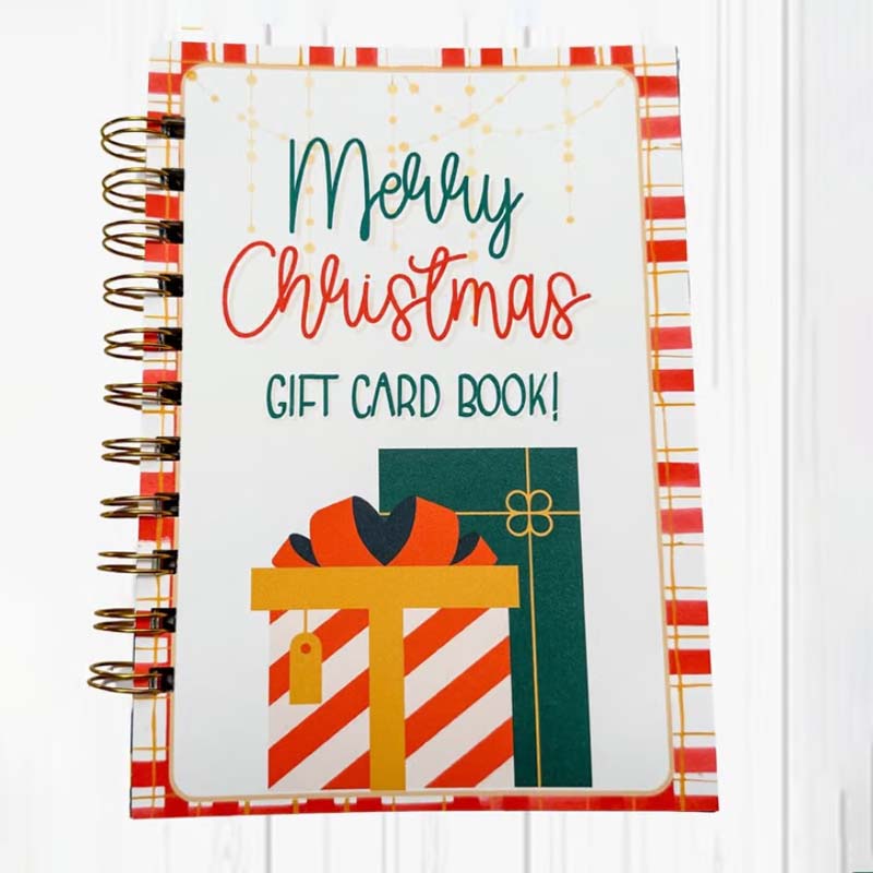 Christmas gift card book