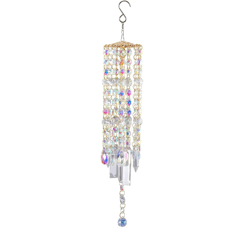 Aurora Crystal Glass Wind Chime