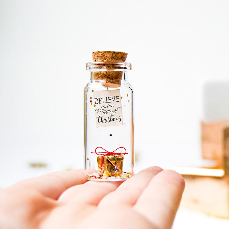 Christmas Card in a Bottle