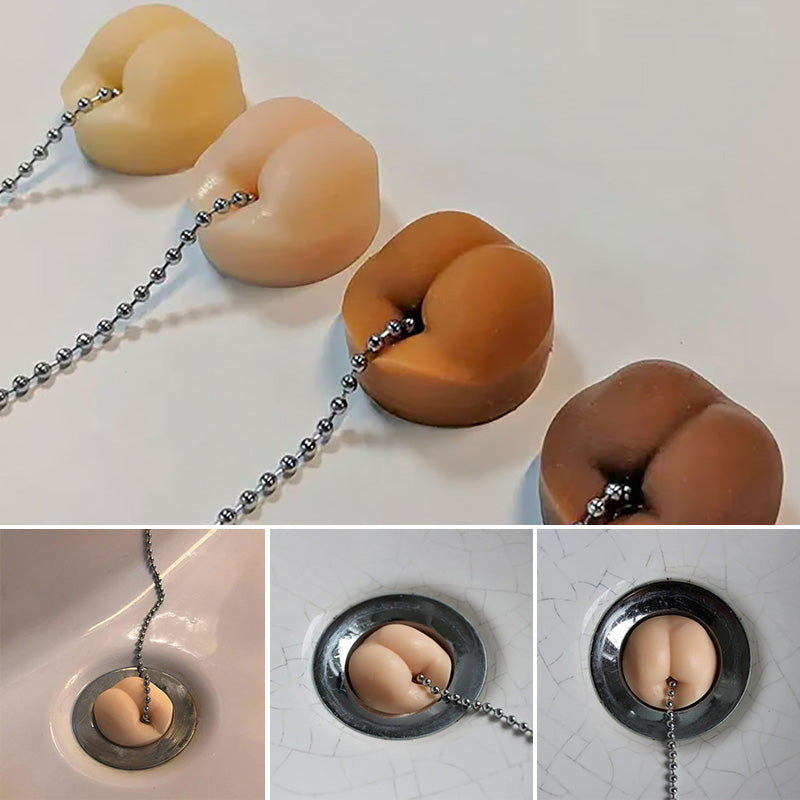 Funny Butt Beads Sink Plug