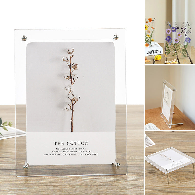 High Clear Acrylic DIY Dried Flower Frame