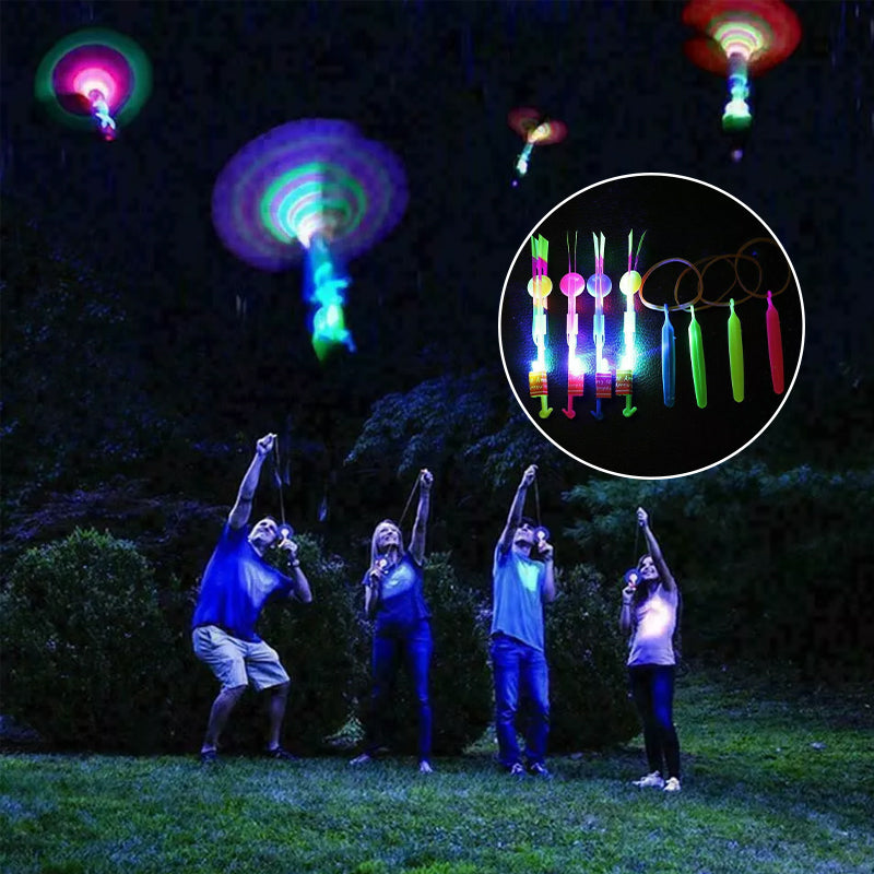 Illuminated Slingshot Flying Arrow