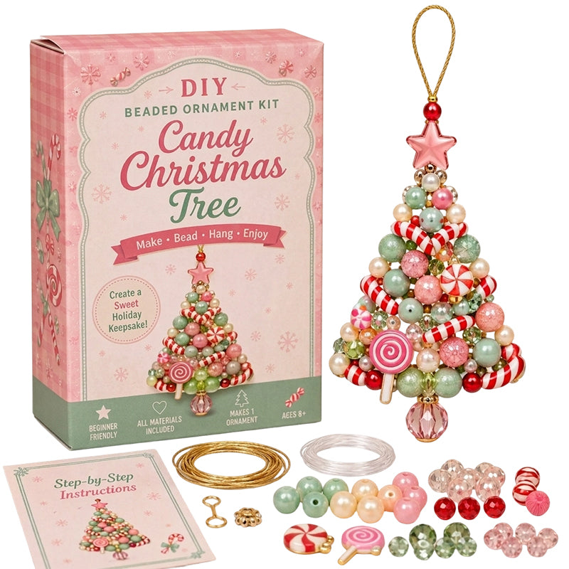 DIY Christmas Tree Beaded Ornament Kit