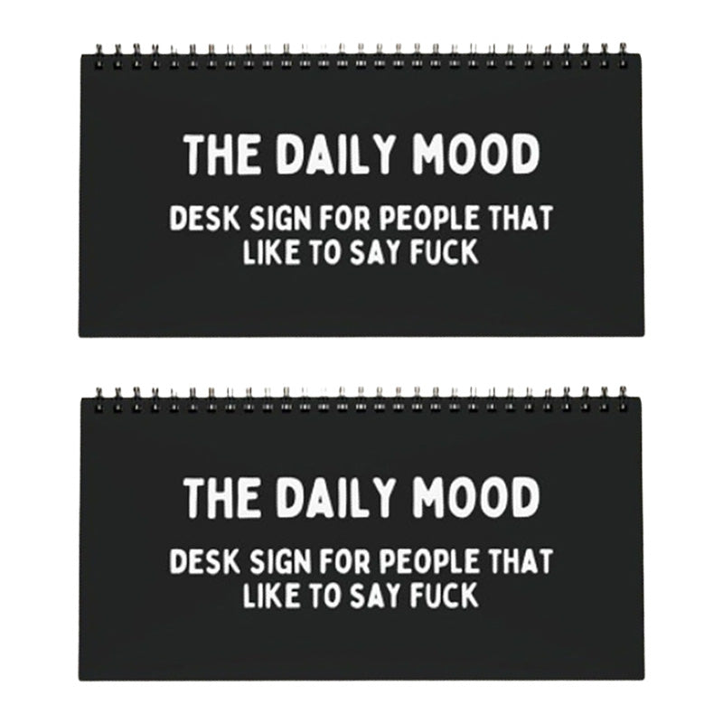 The Daily Mood Desk Sign