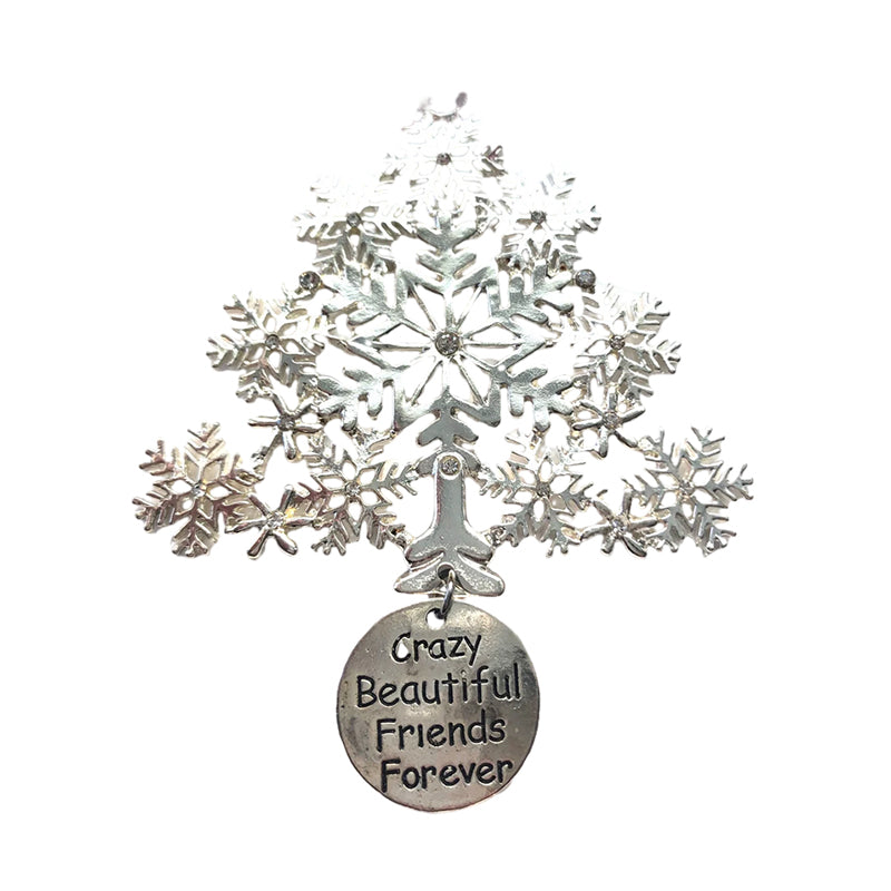 Crazy Beautiful Friends Forever - Angel Ornament Christmas Gift