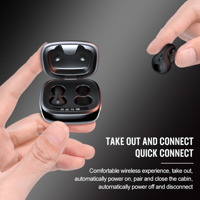 Bone Conduction Clip-Ear Bluetooth Headphones