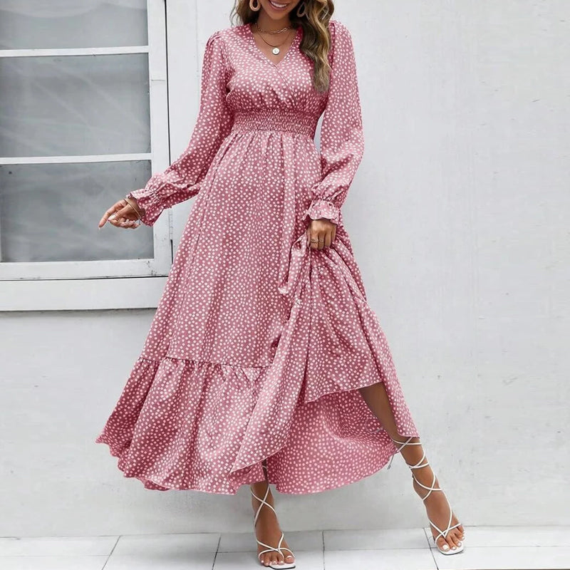 Maxi Dress with Dots