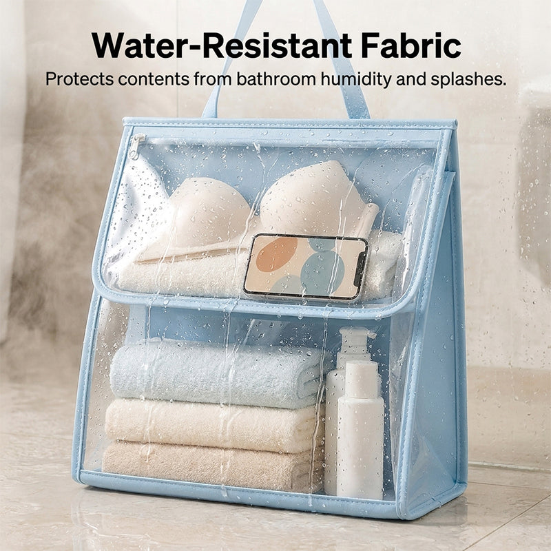 Transparent Waterproof Bathroom Hanging Bag
