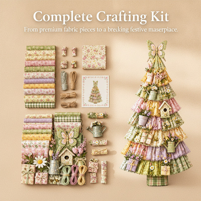 DIY Christmas Tree Door Hanging Kit