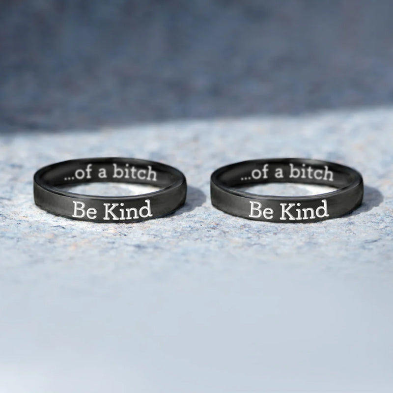 BeKind Pattern Ring