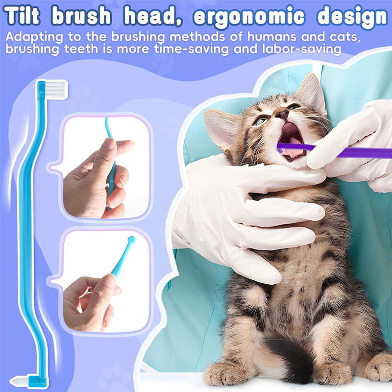 Dual Sided Cat Toothbrush