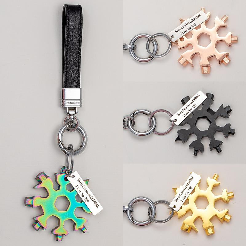 18-in-1 stainless steel snowflakes multi-tool