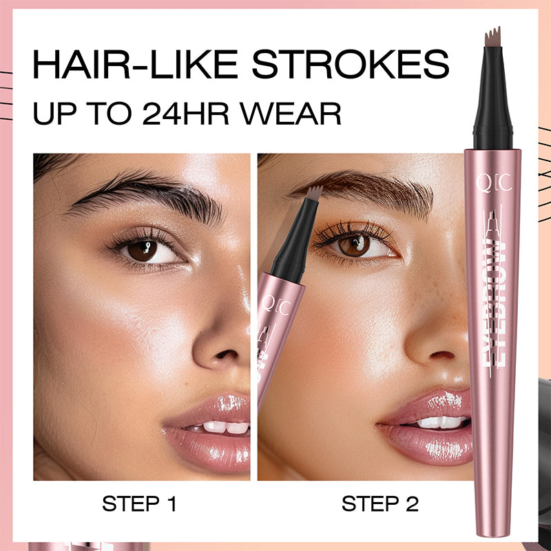 Four-claw liquid eyebrow pencil