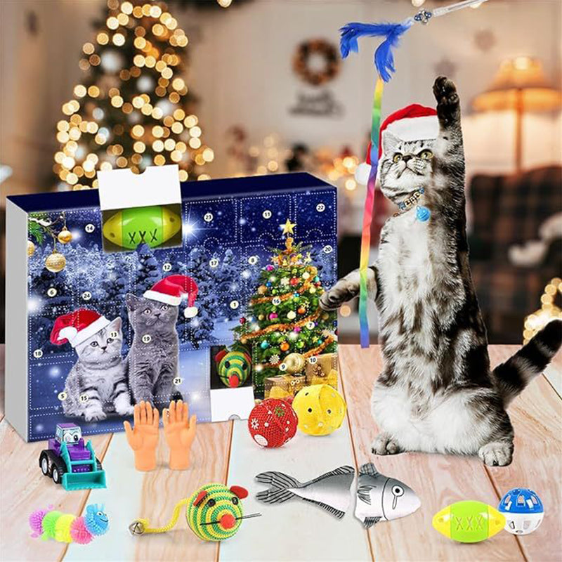 2024 Christmas Countdown Cat&Dog Toys Advent Calendar