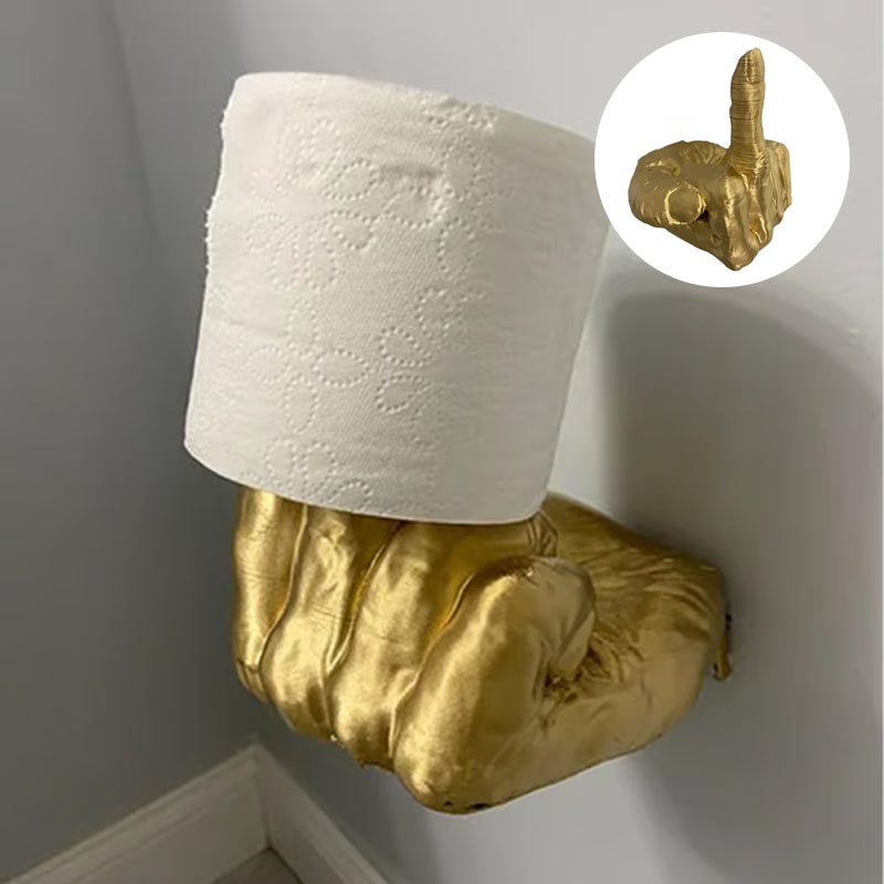 Wall mounted middle finger hook