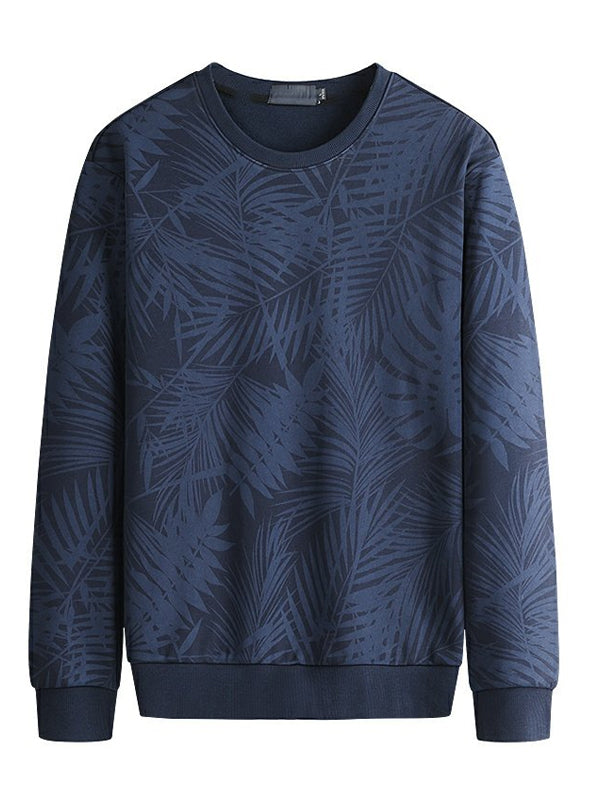 Botanical Shadow Loose Pullover Top