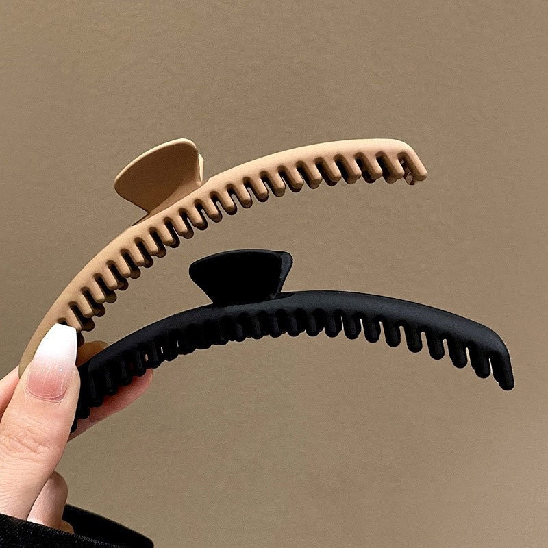 Elegant Frosted Gripper Hair Clips for Women