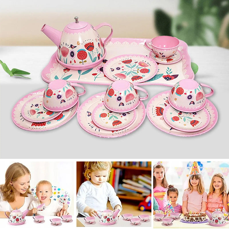 Tinplate Tea Set Toys