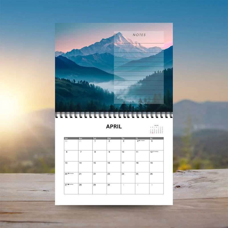 2025 Mountain Peeks Calendar