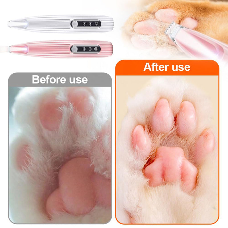 Pet Hair Trimmer With Led Light