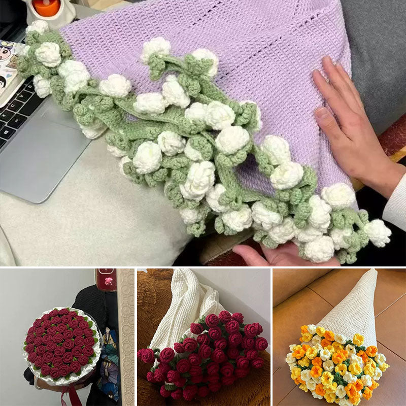DIY Rose Bouquet Blanket