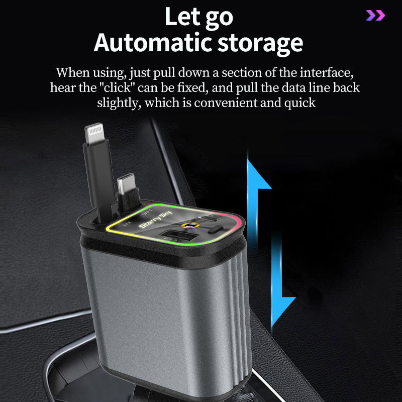 Car Charger with Starlight