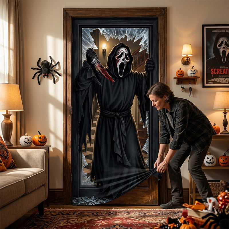 Halloween Elastic Door Cover