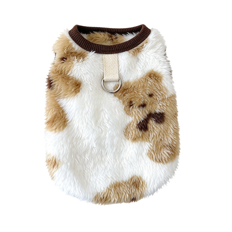 Pet Plush Pull-Tab Vest