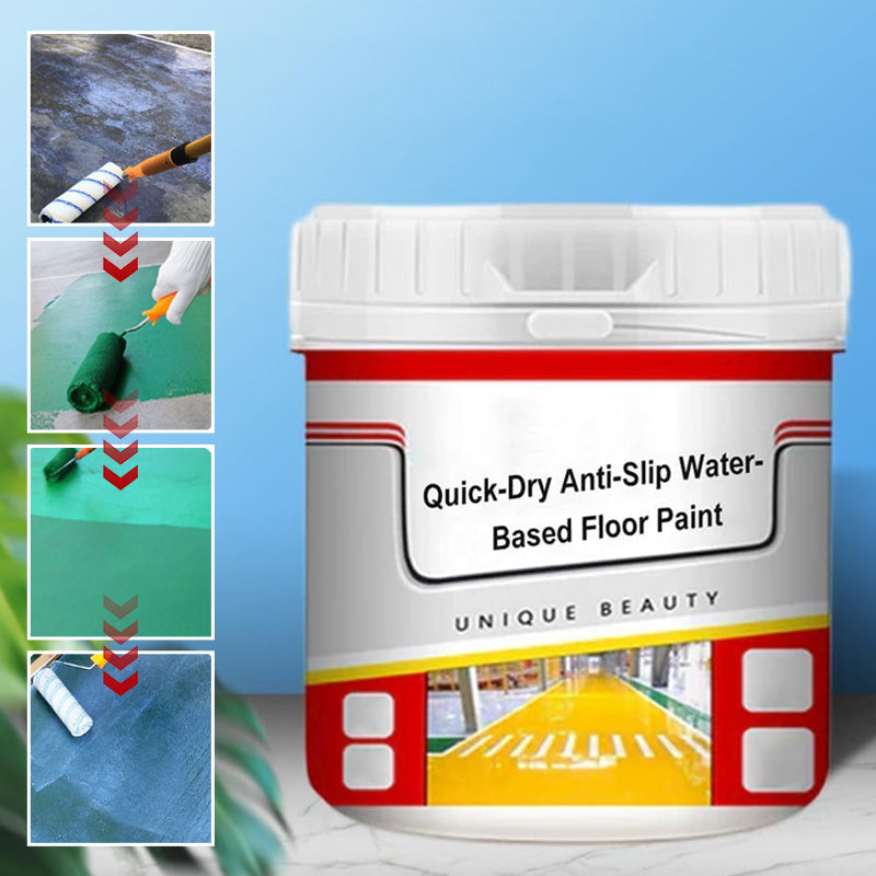 Quick-drying anti-slip water-based floor paint