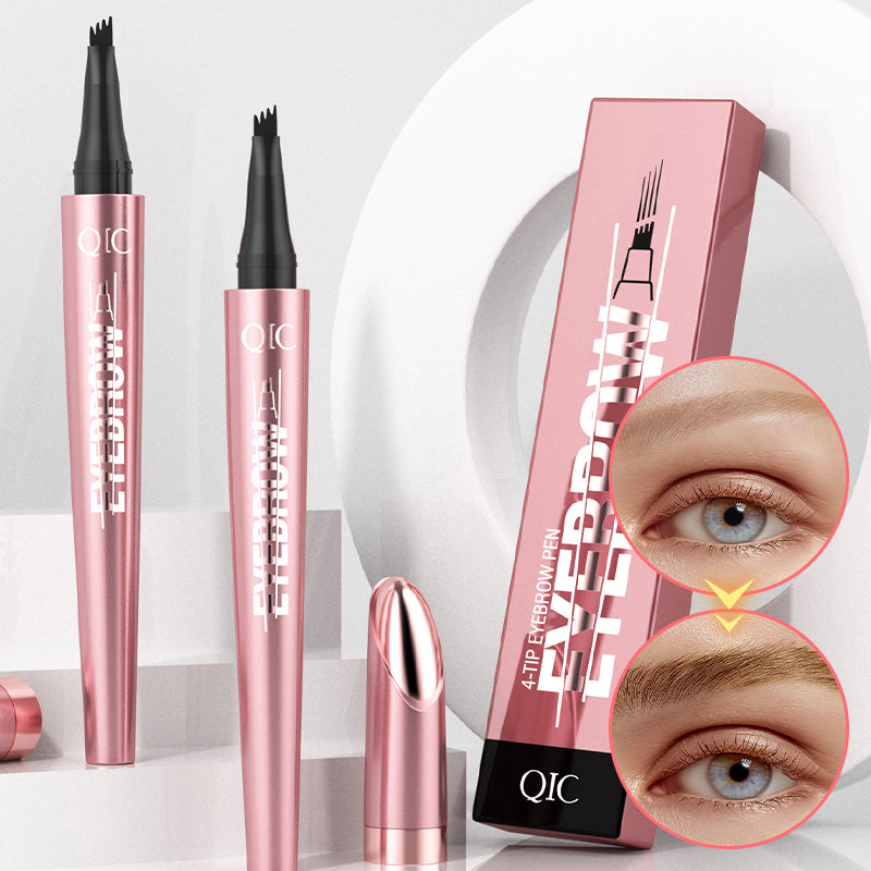 Four-claw liquid eyebrow pencil
