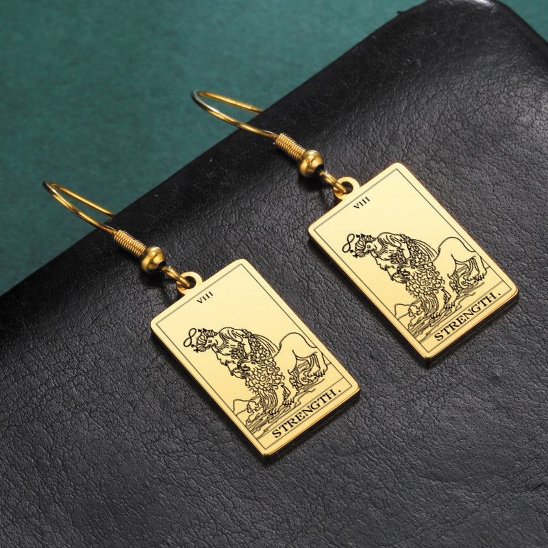 Tarot Card Earrings