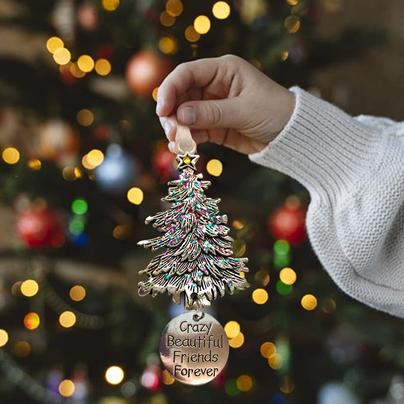 Crazy Beautiful Friends Forever - Angel Ornament Christmas Gift