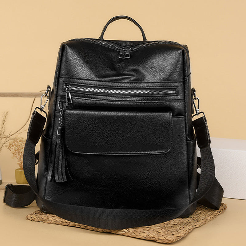 Casual Leather Bckpack