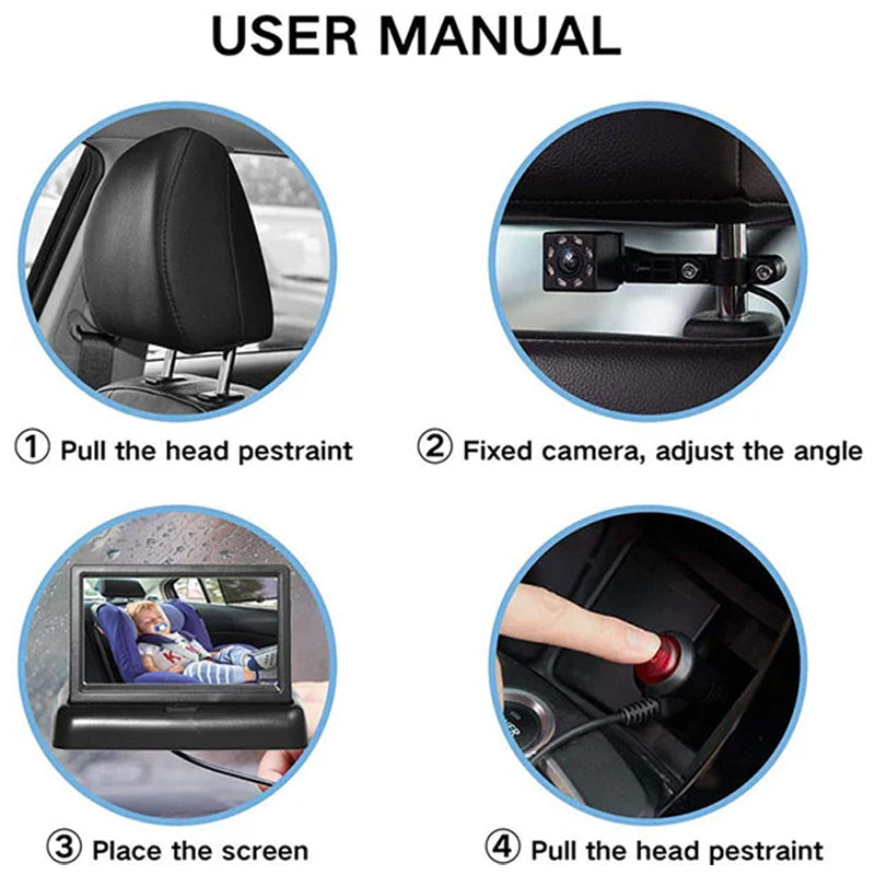 Car Baby Mirror Monitor