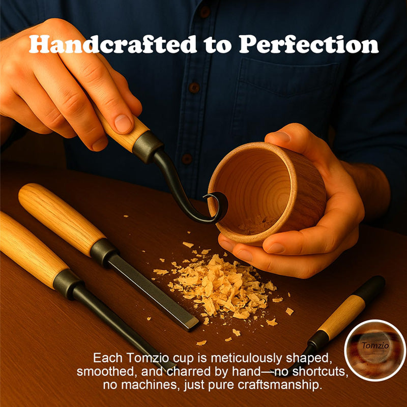 Carbonized Wooden Cup