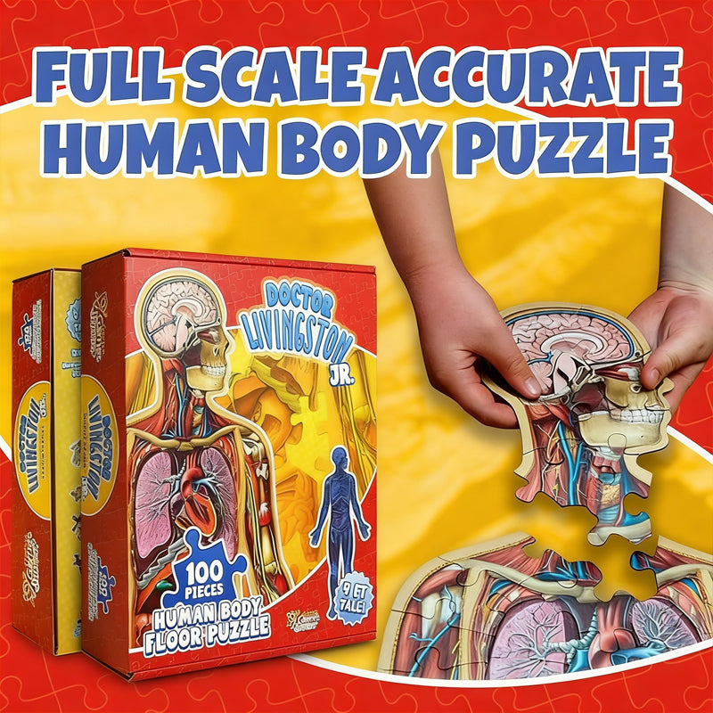 Kid's 100 Piece Human Body Floor Puzzle