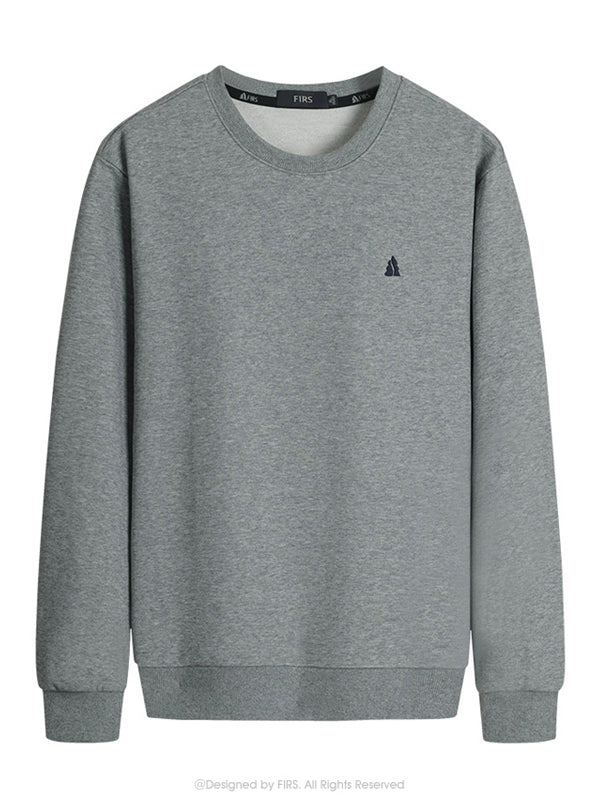 Solid Color Casual Pullover Top