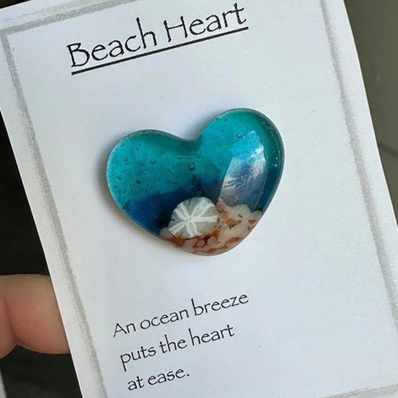 Glass Beach Pocket Heart