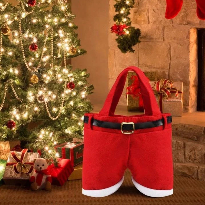 Christmas Pants Pocket Candy Bag