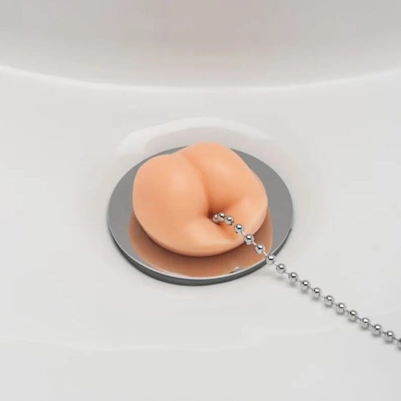 Funny Butt Beads Sink Plug