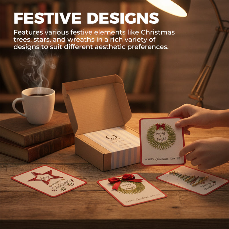 Merry Christmas Greeting Card DIY Kit