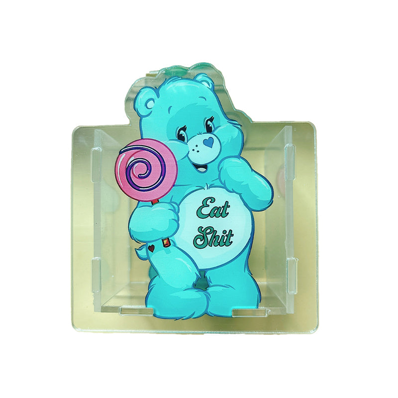 Dirty Words Rainbow Bear Acrylic Pen Holder