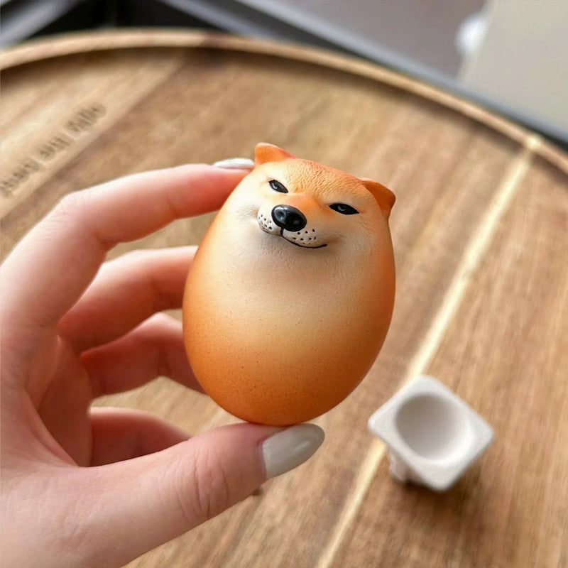 Interesting Shiba Inu Dog Egg Ornament