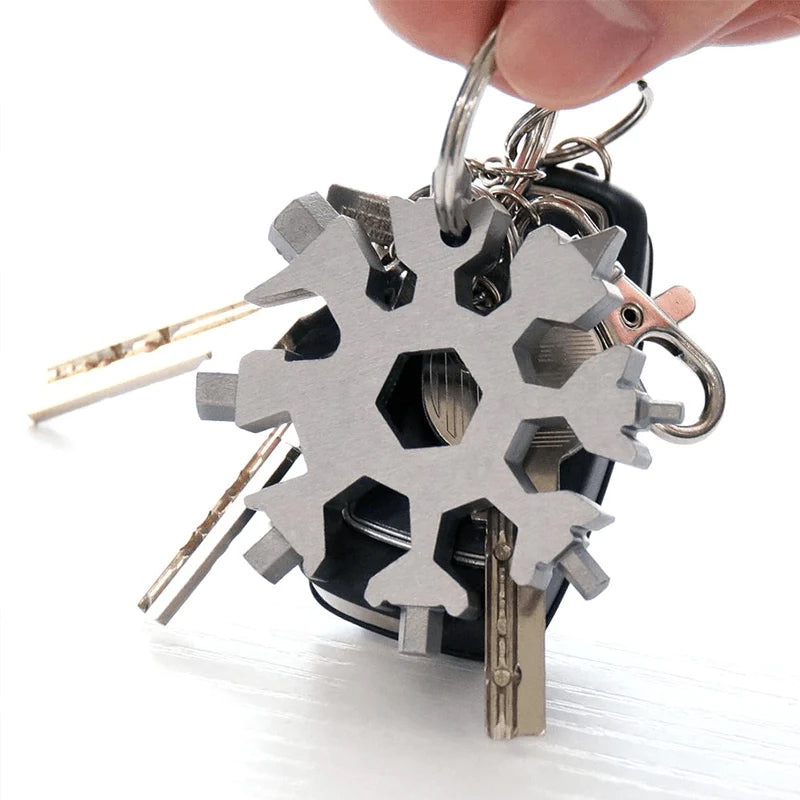 18-in-1 stainless steel snowflakes multi-tool