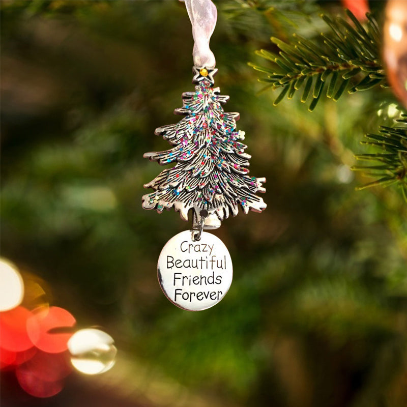 Crazy Beautiful Friends Forever - Angel Ornament Christmas Gift