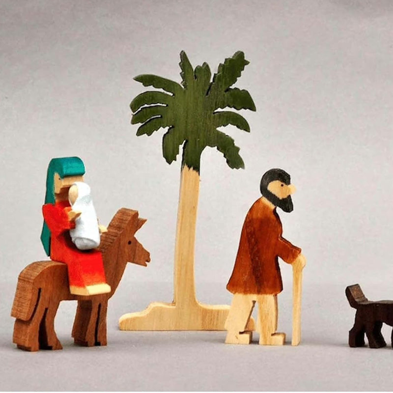 The Christmas Story Unique Nativity Set Wooden Nativity Scene